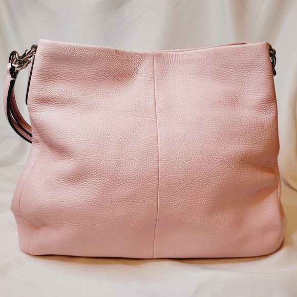 Coach Handbags - Coach pink leather tote shoulder bag